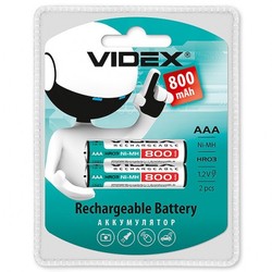 Аккумуляторы Videx HR03/AAA Ni-MH 800mAh 1.2V