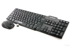Клавиатура + мышь Havit HV-KB830G, беспроводная USB, black