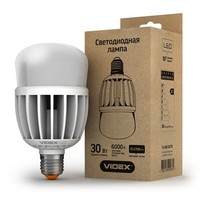 Светодиодная лампа (LED) Videx A80 30W E27 6000K 220V матовая
