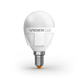Светодиодная лампа (LED) Videx G45 6W E14 3000K 220V